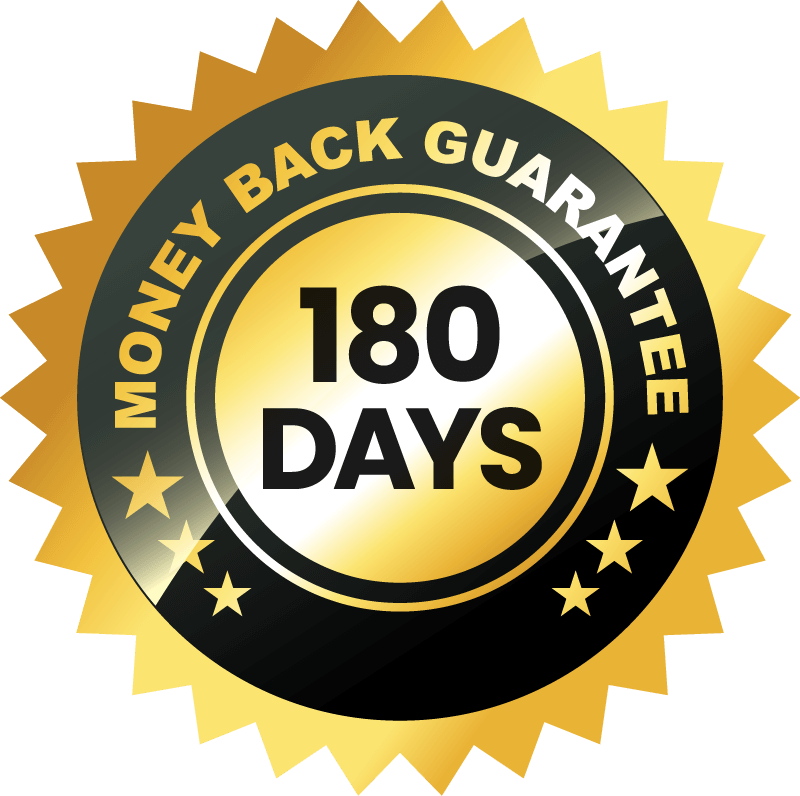 VitalRize 180 days money back guarantee