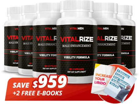 VitalRize 6 Bottles with 2 bonuses and banner